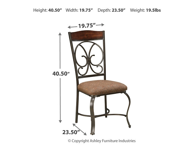 Glambrey Dining UPH Side Chair (4/CN)