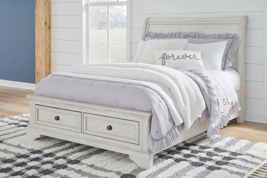 Robbinsdale Sleigh Bed with Storage