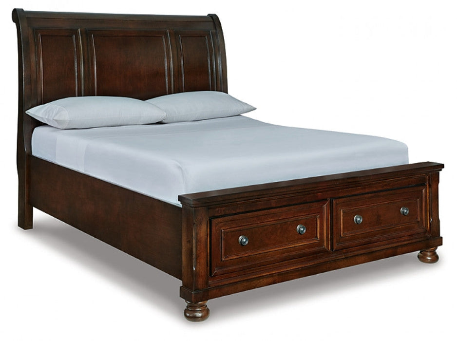 Porter Sleigh Bed with Storage