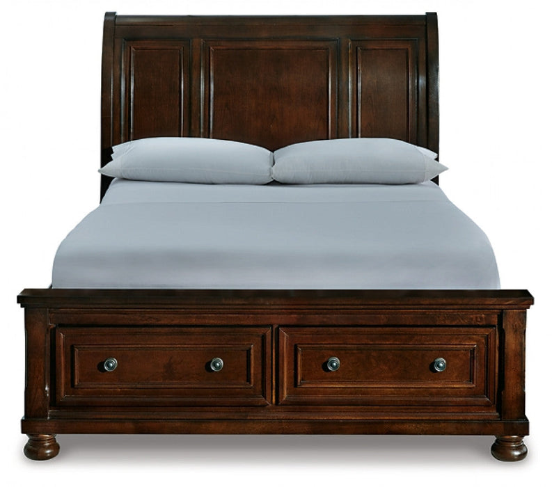 Porter Sleigh Bed with Storage