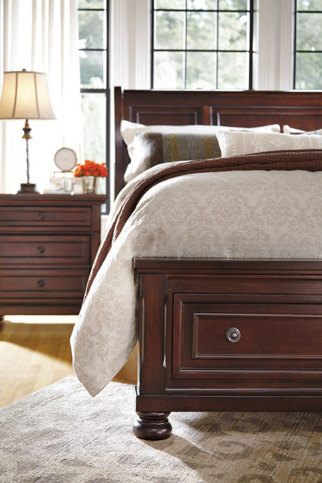 Porter Sleigh Bed with Storage