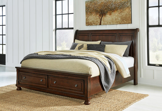 Porter Sleigh Bed with Storage