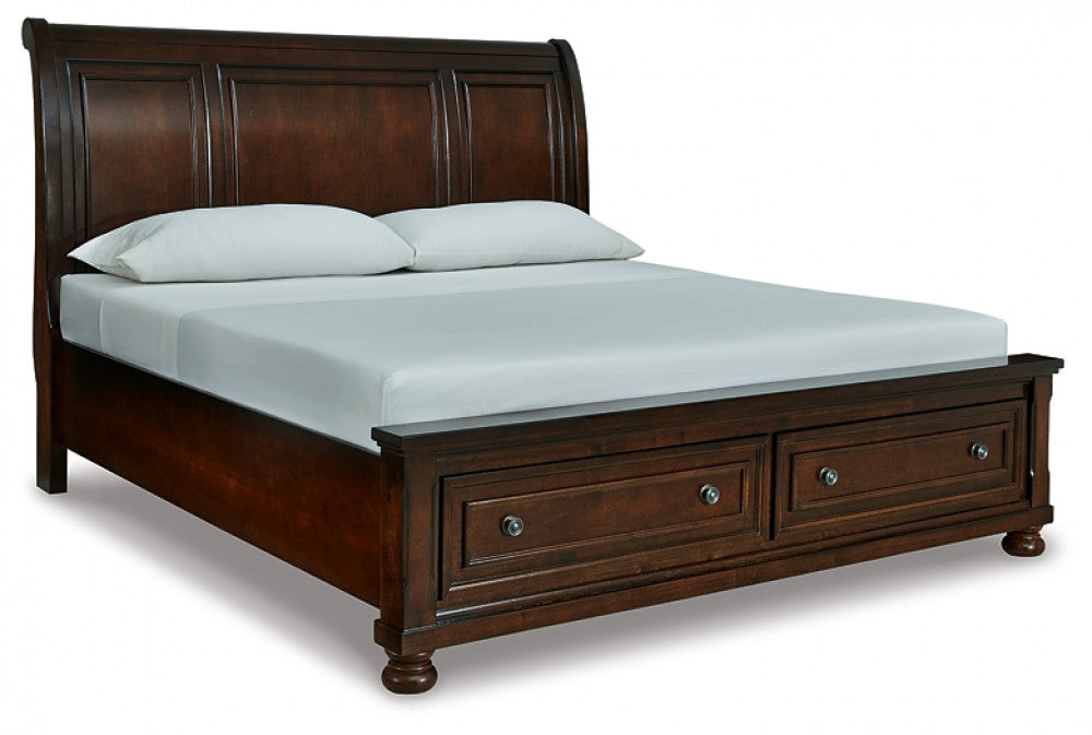 Porter Sleigh Bed with Storage