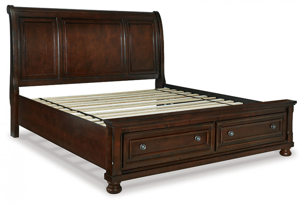 Porter Sleigh Bed with Storage