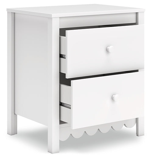 Hallityn Two Drawer Night Stand