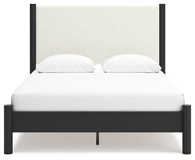 Cadmori Queen Upholstered Panel Bed