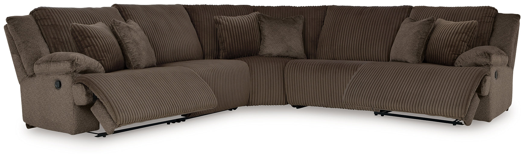 Top Tier 5-Piece Sectional with Recliner