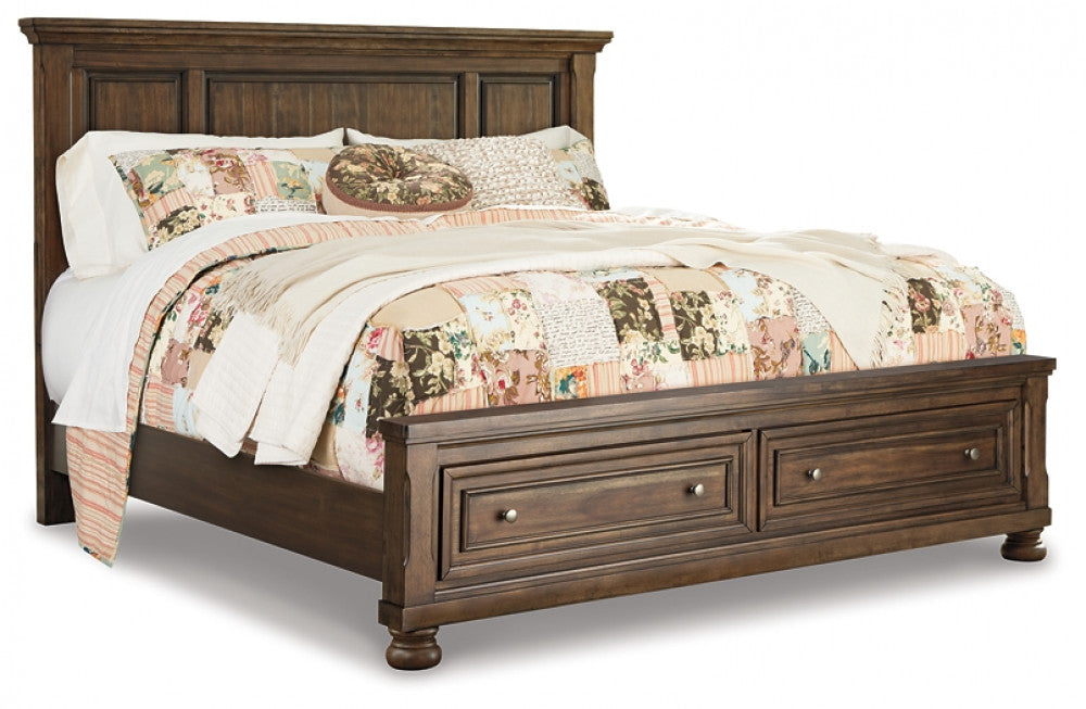 Flynnter Panel Bed with Storage