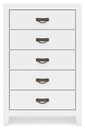 Binterglen Full Panel Bed with Mirrored Dresser, Chest and Nightstand