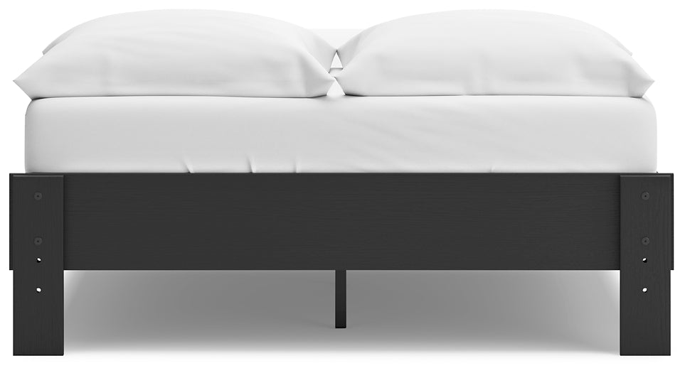 Socalle Full Platform Bed with Dresser and Nightstand