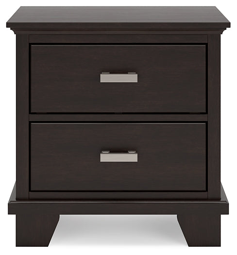 Covetown Twin Panel Bed with Nightstand