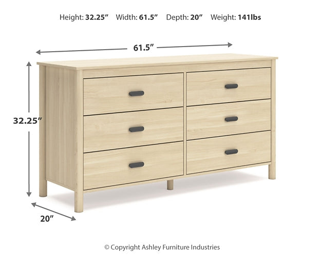 Cabinella Queen Platform Bed with Dresser and Chest