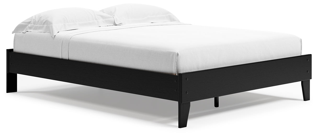 Finch Queen Platform Bed with Dresser, Chest and 2 Nightstands