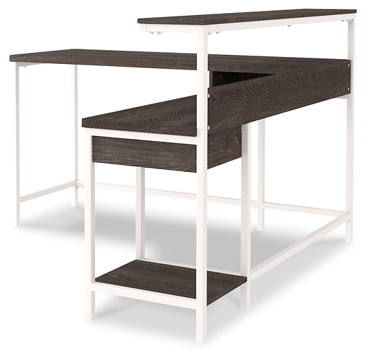 Dorrinson L-Desk with Storage