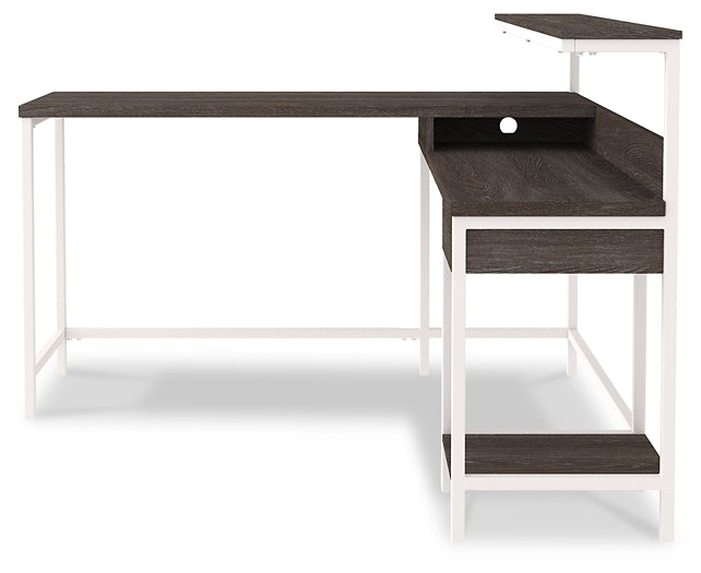 Dorrinson L-Desk with Storage