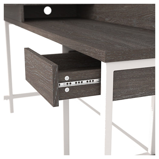 Dorrinson L-Desk with Storage.