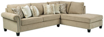 Dovemont 2-Piece Sectional with Chair and Ottoman.