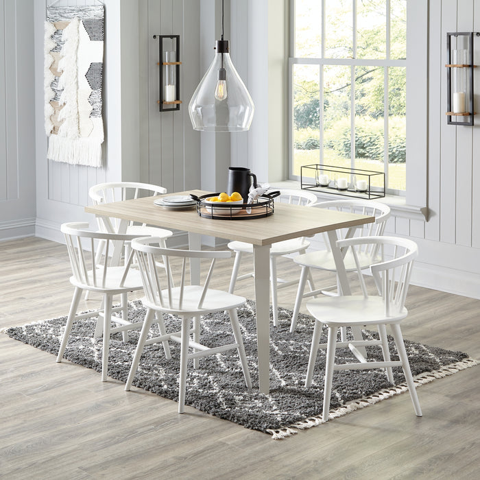 Grannen Dining Table and 6 Chairs