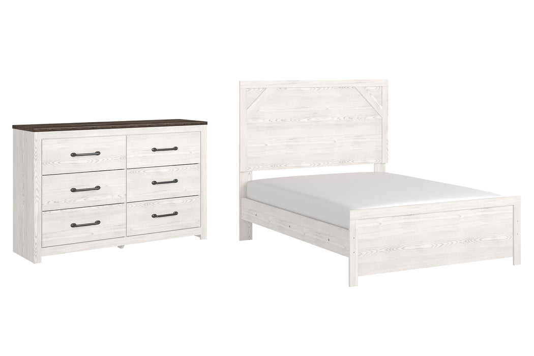 Gerridan Full Panel Bed with Dresser.