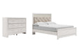 Altyra Queen Panel Bed with Dresser.