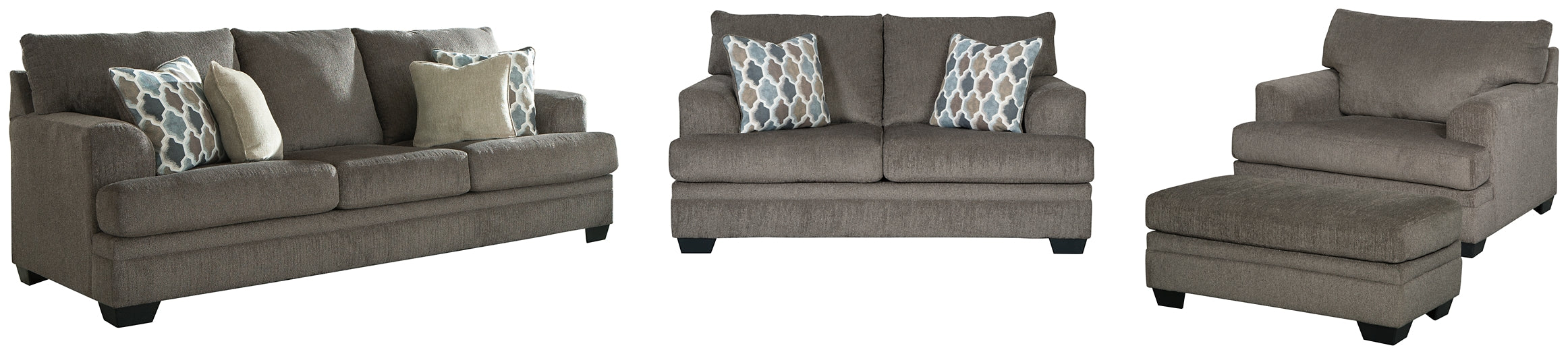 Dorsten Sofa, Loveseat, Chair and Ottoman