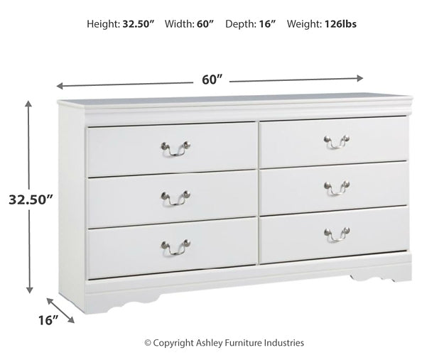 Anarasia  Sleigh Bed With Dresser