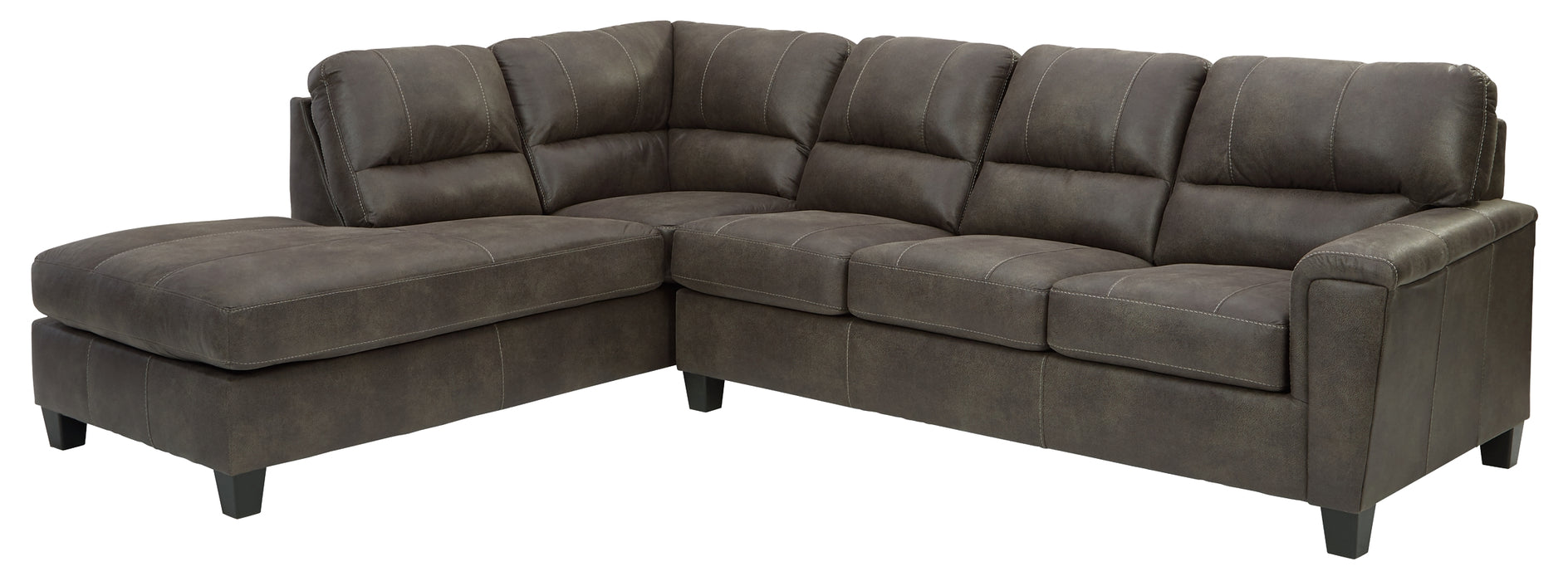 Navi 2-Piece Sectional with Ottoman