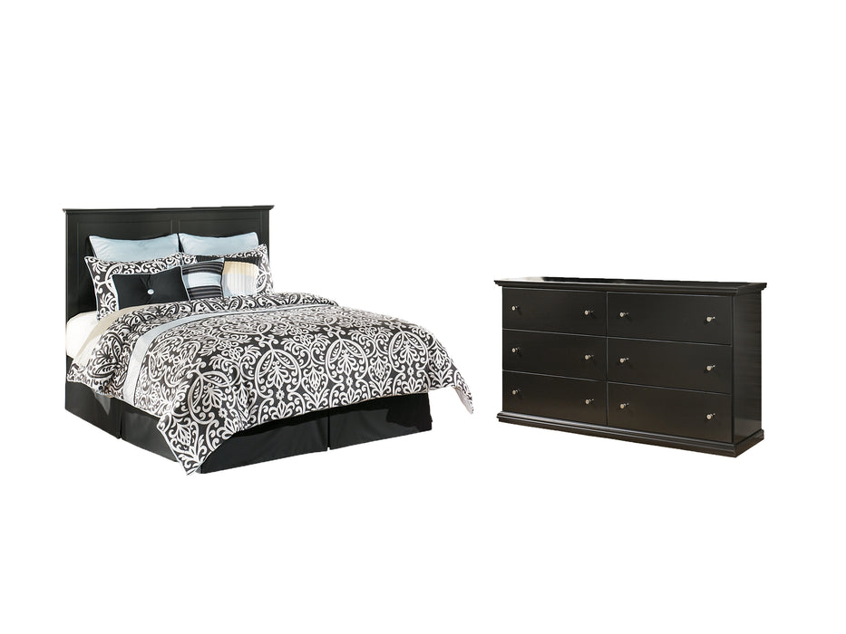 Maribel King/California King Panel Headboard with Dresser