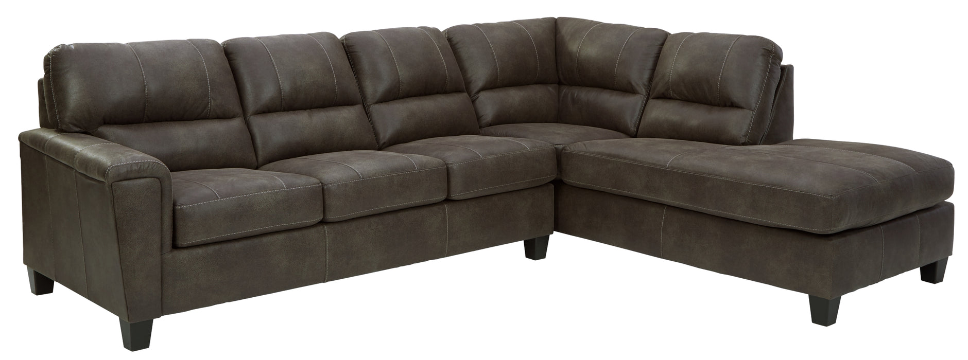 Navi 2-Piece Sectional with Ottoman