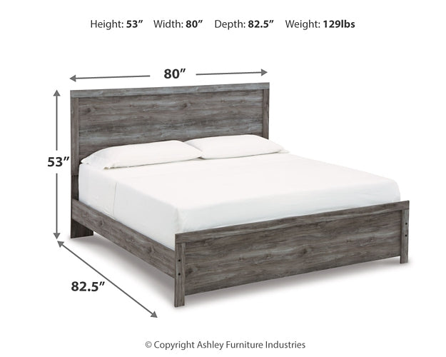 Bronyan King Panel Bed with Dresser